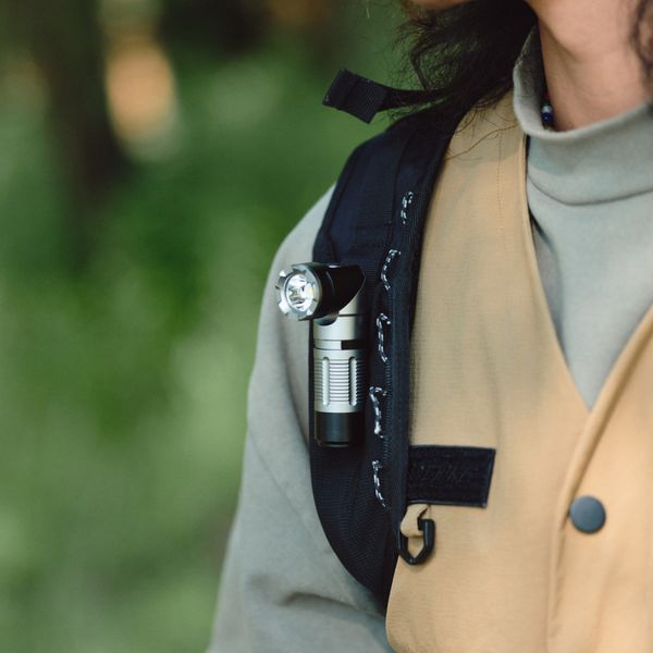 Ліхтар з кліпсою Naturehike CNK2450ZM013, чорно-сірий 6976507668521 фото