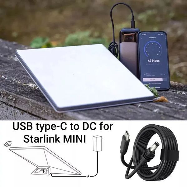 Кабель живлення 3м для Starlink Mini USB Type-C 2688195281 фото