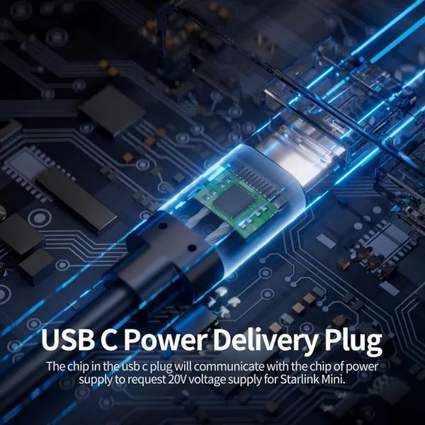 Кабель живлення 3м для Starlink Mini USB Type-C 2688195281 фото