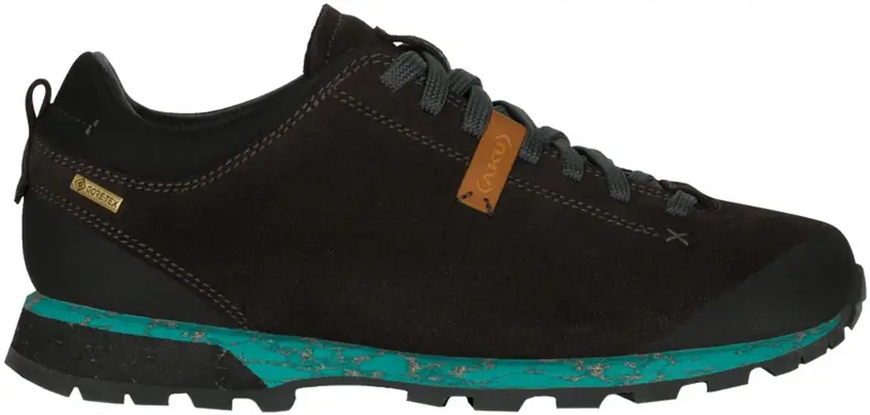 Мужские кроссовки AKU Bellamont 3 Suede GW Gore-Tex из натуральной замши для города и путешествий, антрацитовые 670411 фото