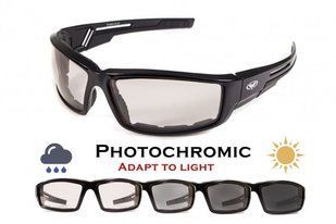 Окуляри фотохромні (захисні) Global Vision Sly Photochromic (clear) фотохромні прозорі***, Чорний 1СЛАЙ24-10 фото