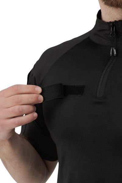 Футболка тактична бойова BEZET Combat з коротким рукавом чорна M (46) 9484-M фото