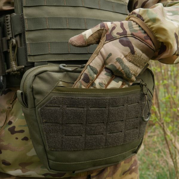 Сумка-напашник XL Kiborg GU Cordura з NIR-просоченням (Хакі) 2401-0124-XL фото
