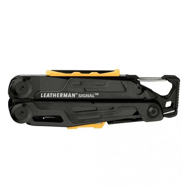 Мультиінструмент Leatherman SIGNAL BLACK, синтетичний чохол, картонна коробка 832586 фото