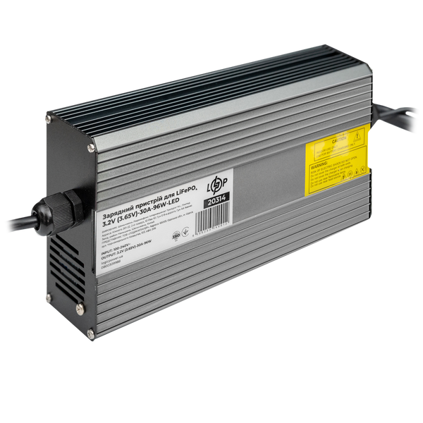 Зарядний пристрій для акумуляторів LiFePO4 3.2V (3.65V)-30A-96W-LED LP20314 фото