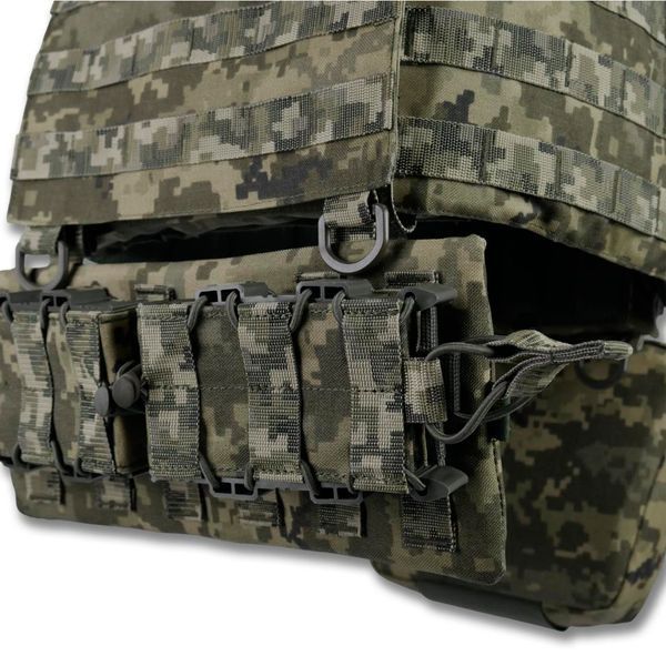 Комплект плитоноска Kiborg Gen.2 + 2 подсумки с баллистической защитой 2 класса &mdash; Пиксель 45009-2-К фото