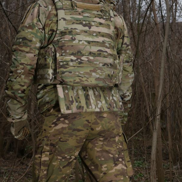 Захист попереку cordura USA з балістичним захистом 2 клас Militex Мультикам 17002-2-К фото