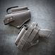 Шкіряна кобура під GLOCK 17 на MOLLE, чорна GL17006 фото 1