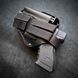 Шкіряна кобура під GLOCK 17 на MOLLE, чорна GL17006 фото 2