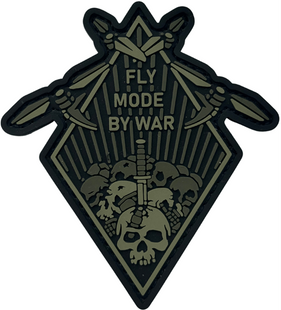 Патч "FLY MODE BY WAR" олива PATCH-0114 фото