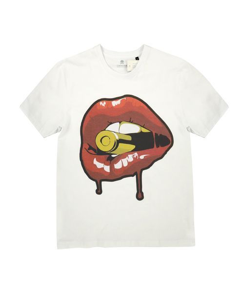 Футболка Cavalier White з принтом Cartridge in the lips DTG 2XL (52) 000040678 фото