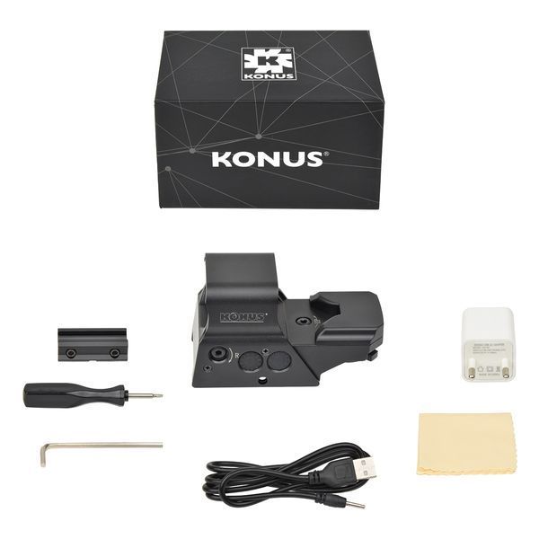 Коллиматорный прицел KONUS SIGHT-PRO R8 заряжаемый 7376-db фото
