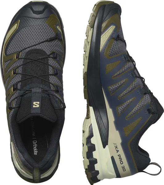 Трейловые кроссовки Salomon XA PRO 3D V9 быстрая шнуровка сетка 110058 фото