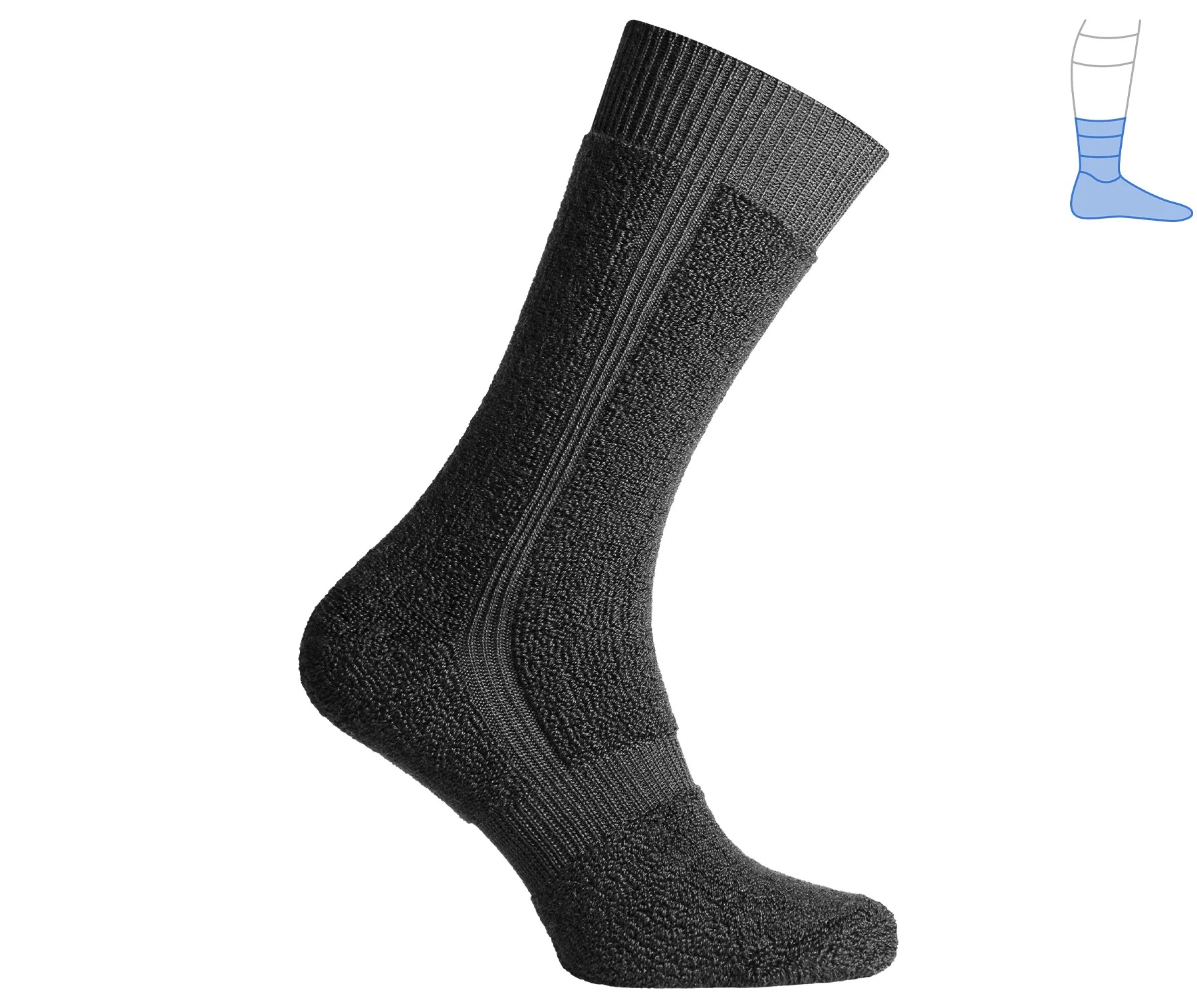 Термошкарпетки MidWinter Graphite Plush Comfort, фото 2