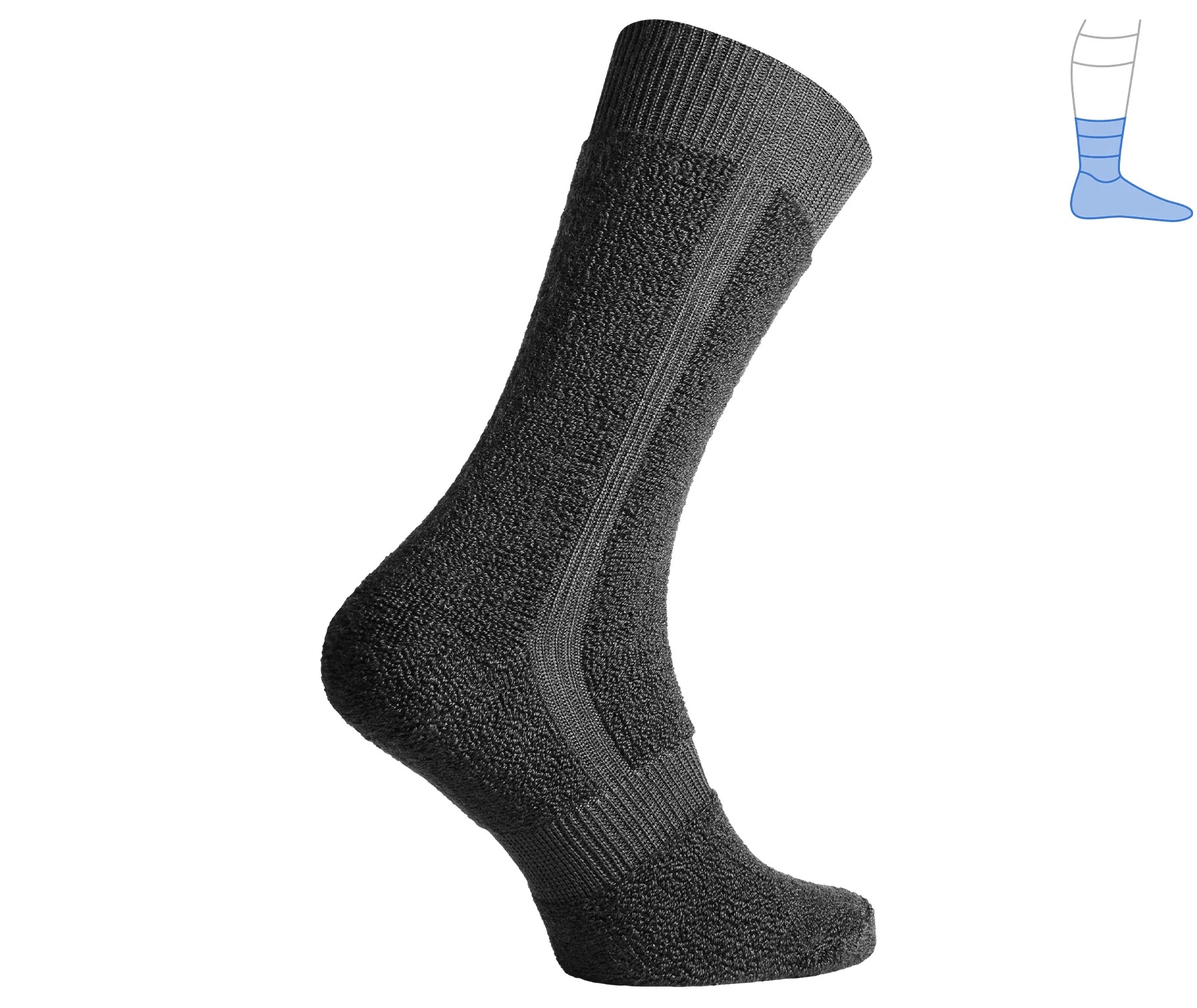 Термошкарпетки MidWinter Graphite Plush Comfort, фото 3