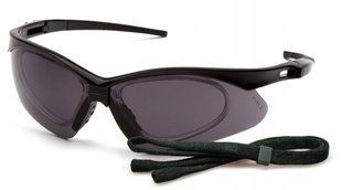 Окуляри Pyramex PMXtreme RX (gray) Anti-Fog, сірі з діоптрійною вставкою, Чорний PM-XTRX-GR1 фото