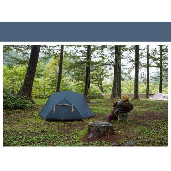 Намет двомісний ультралегкий Naturehike Mongar UL NH19M002-J, синій 6975641880998 фото