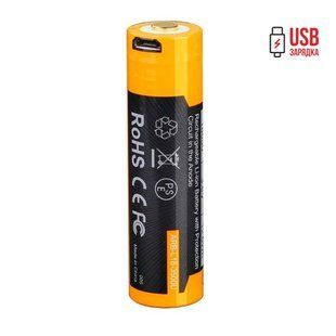Аккумулятор 18650 Fenix (3500 mAh) micro usb зарядка ARB-L18-3500U фото