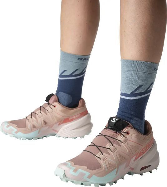 Женские кроссовки Salomon SPEEDCROSS 6 (Mahogany Rose) трейловые для бездорожья 110169 фото