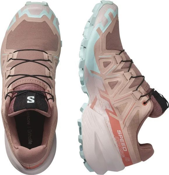 Женские кроссовки Salomon SPEEDCROSS 6 (Mahogany Rose) трейловые для бездорожья 110169 фото