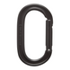 Черный карабин без муфты Black Diamond Oval с технологией KeyLock 793661356226 фото