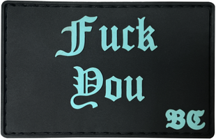 ПВХ патч "FUCK YOU" тіффані PATCH-0185 фото
