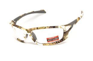 Очки защитные открытые Global Vision Hercules-5 White Camo (clear), прозрачные в камуфлированной оправе GV-HE5CAM-CL фото