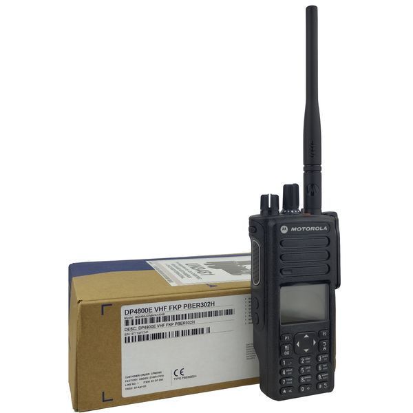 Професійна цифрова портативна рація Motorola DP4800e VHF Li-Ion 2450 мАг (MDH56JDN9VA1AN) 25370 фото