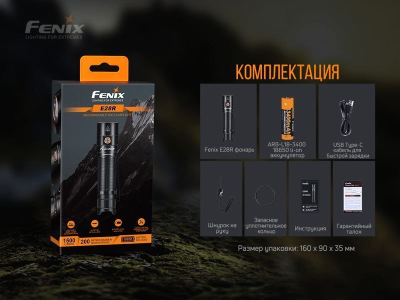 Ліхтар ручний Fenix E28R 51074 фото