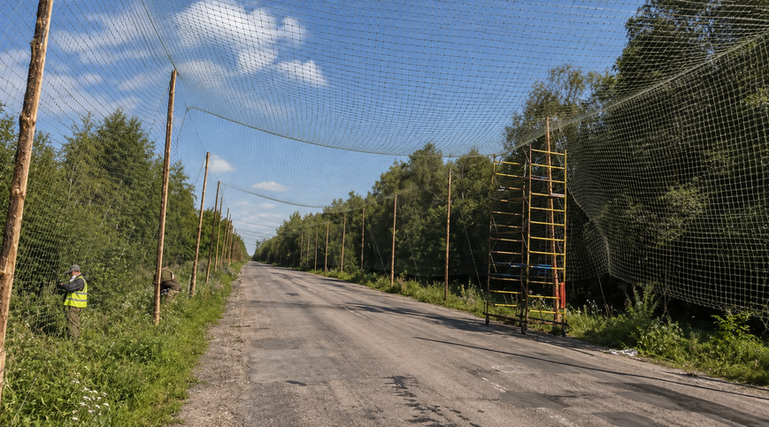 Основа &laquo;Кикимора&raquo;, размер 7&times;60 м, ячейка 20&times;20 мм, нить 0,9 мм, цвет хаки 20067-Х фото