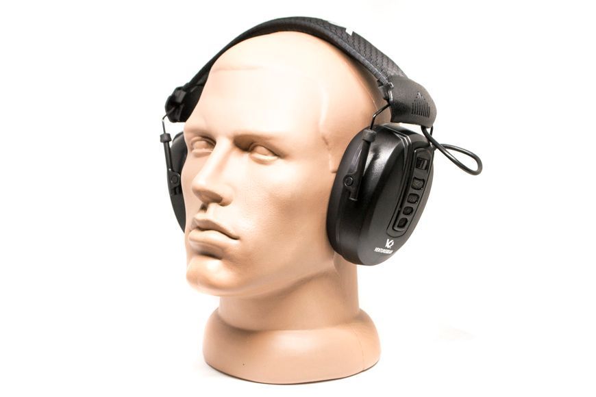 Активні навушники протишумні захисні Venture Gear Clandestine NRR 24dB (чорні) VG-EMUF-PME10 фото